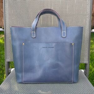 Portland Leather Good medium crossbody in Nebula